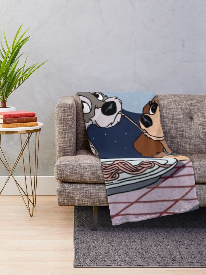 Lady and the Tramp Throw Blanket
