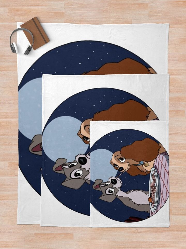 Lady and the Tramp Throw Blanket