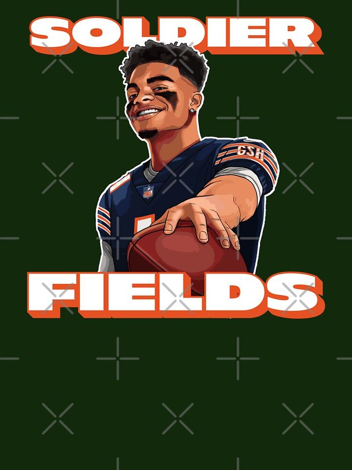 Soldier Fields, Justin Fields, Chicago Bears Classic T-Shirt