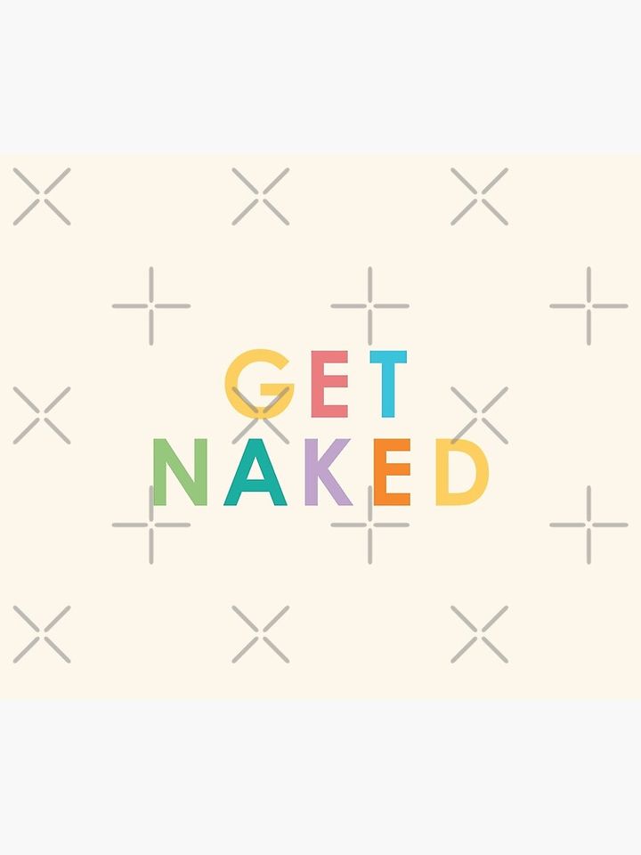 Bathroom Decor, Get Naked Shower Curtain