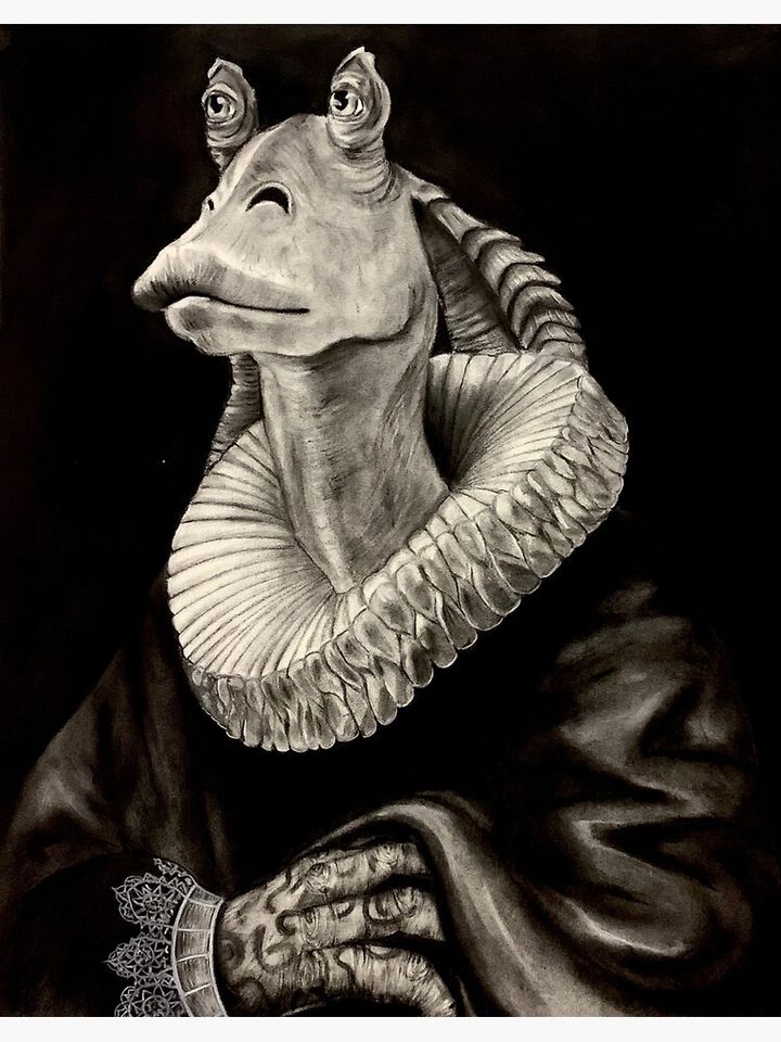 Sir Jar Jar Binks Canvas