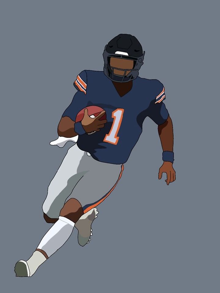 New Justin fields chicago iPhone Case