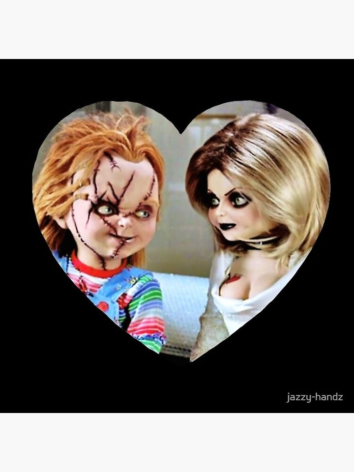 chucky and tiffany <3 Pillow
