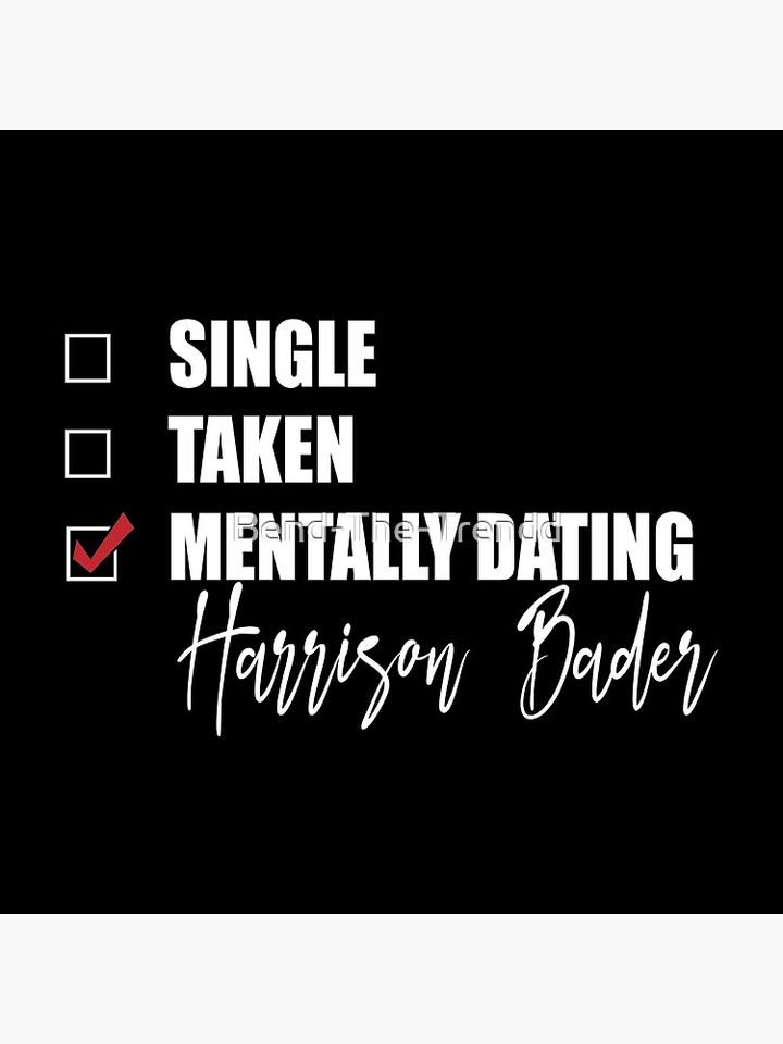 Mentally Dating Harrison Bader Pillow