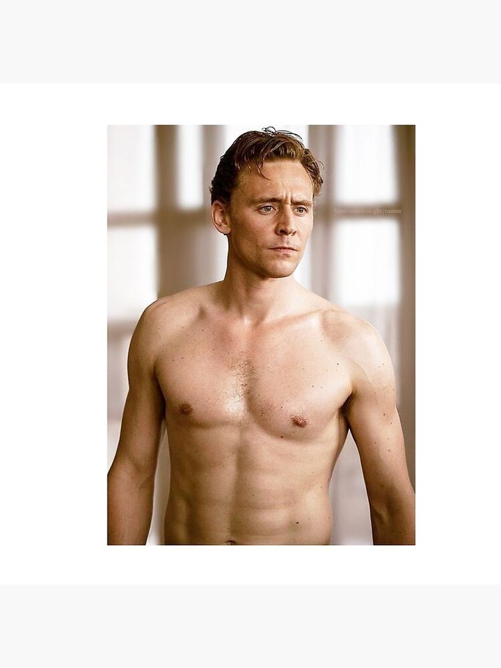 Tom Hiddleston Shirtless Pillow