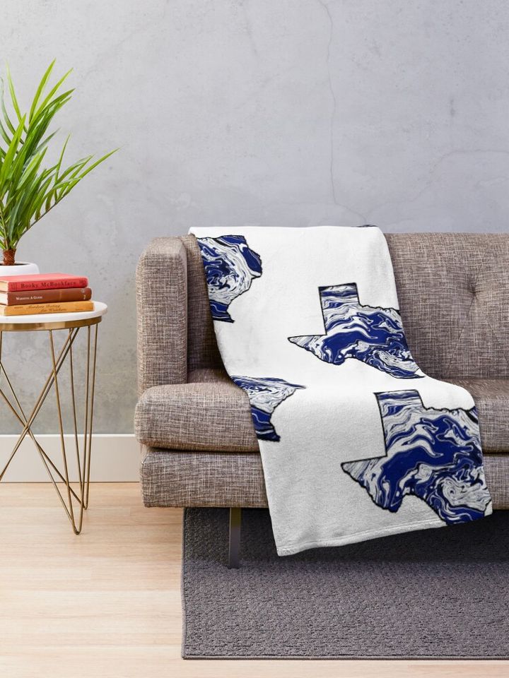 Cowboys Texas Throw Blanket
