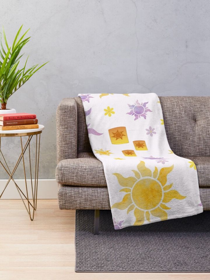 Tangled Sun Pattern Throw Blanket