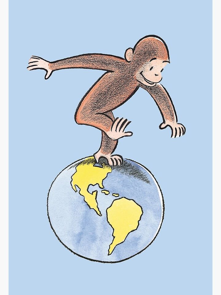 Curious George Premium Matte Vertical Poster