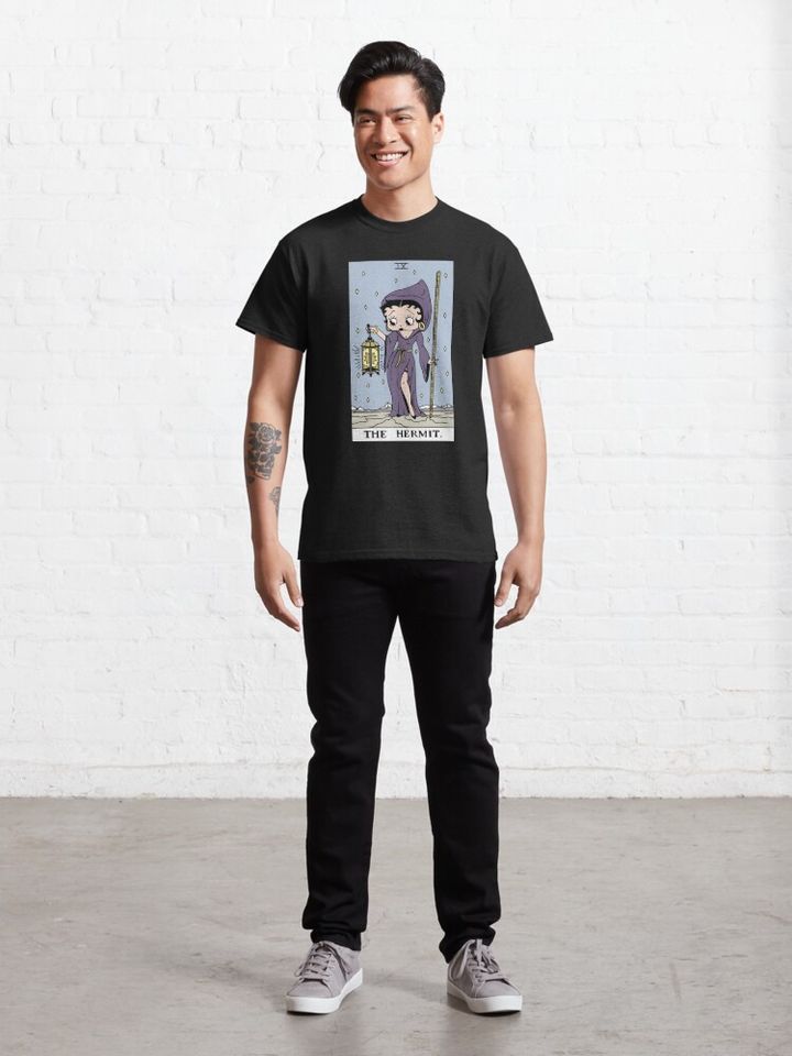 Betty Boop Tarots: The Hermit Classic T-Shirt