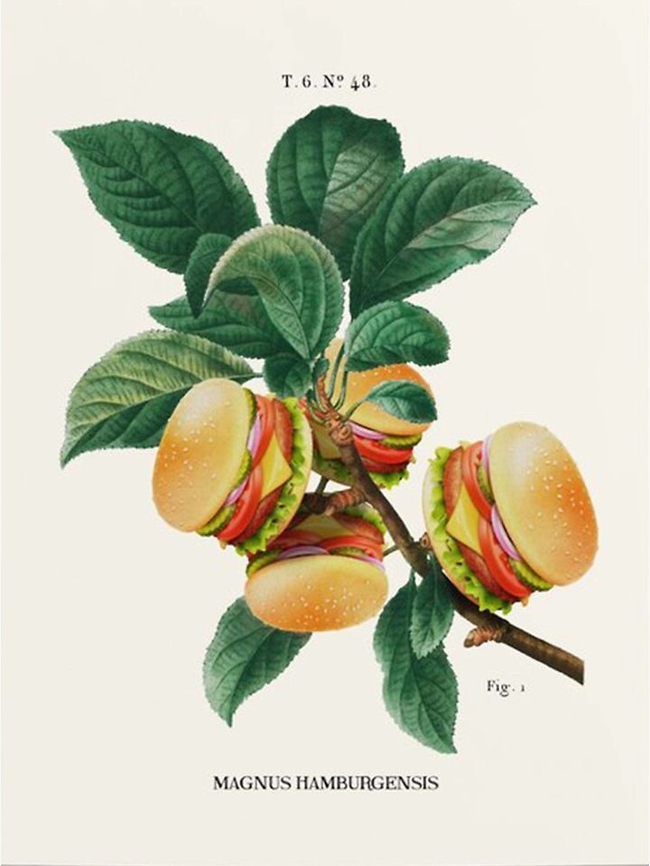 BURGER PLANT Premium Matte Vertical Poster