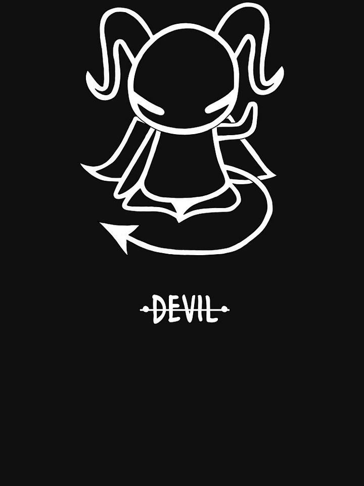 Devil Tarot Print Racerback Tank Top