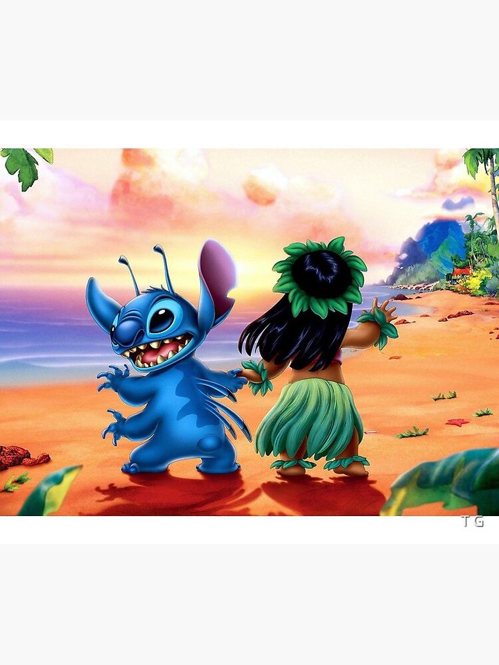 Lilo and Stitch Cozy Blanket – Soft Plush Bed and Couch Cover