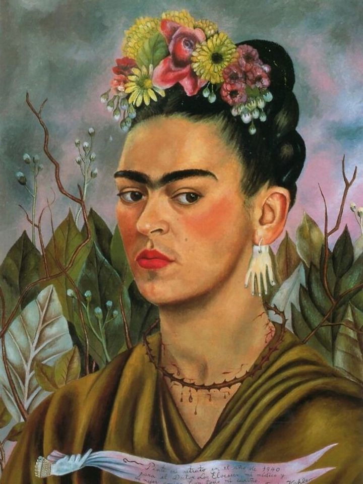 Frida Kahlo Painting Premium Matte Vertical Poster