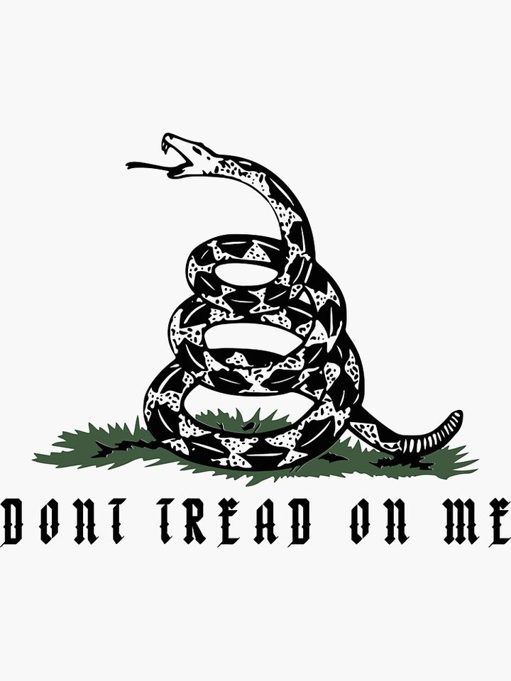 Don't Tread On Me - Classic Sticker