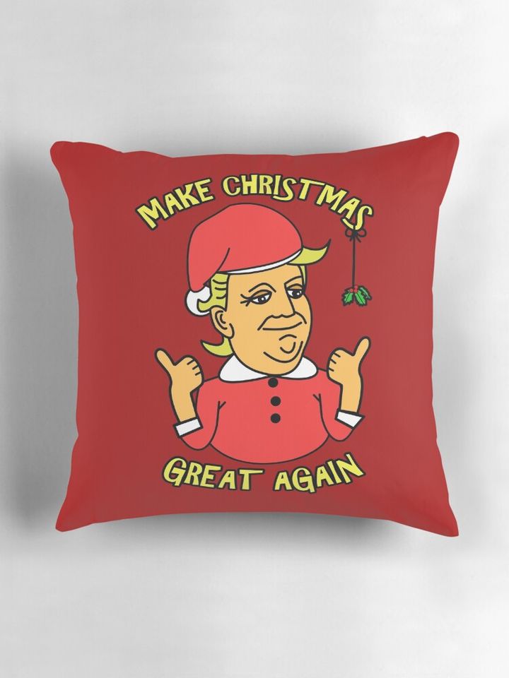 Make Christmas Great Again  Pillow