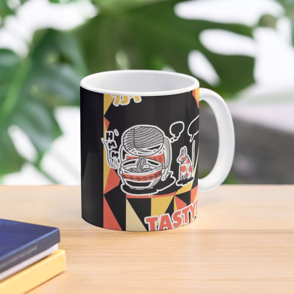 Hmm Ramen Life Tastes Great! -Kawaii Cat Nothing For Me Funny Mug