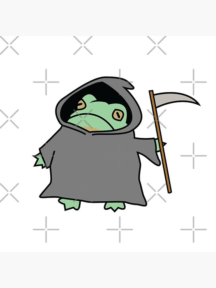 The frog of death costume Pillow