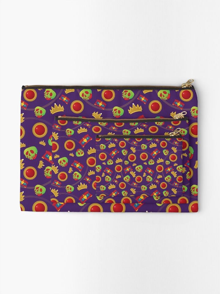 Disney Halloween Evil Queen Icons Makeup Bag