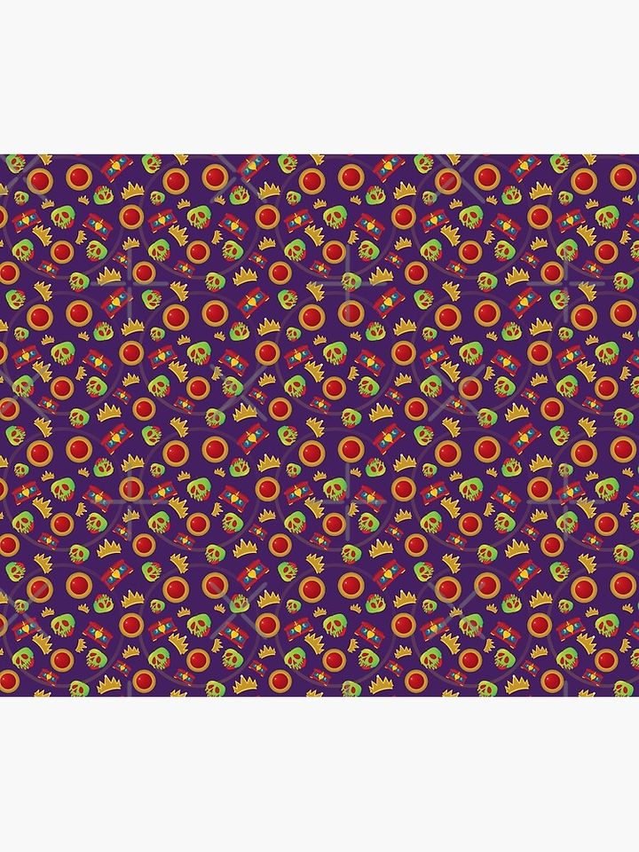 Evil Queen Icons Throw Blanket