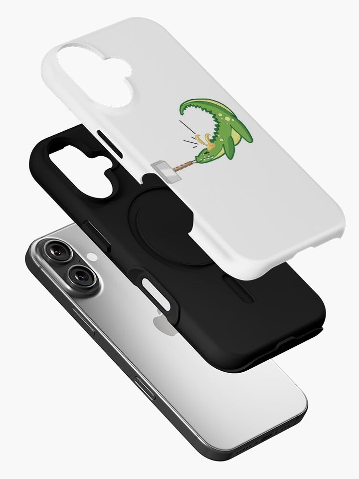 Alligator Loki with Mjolnir iPhone Case