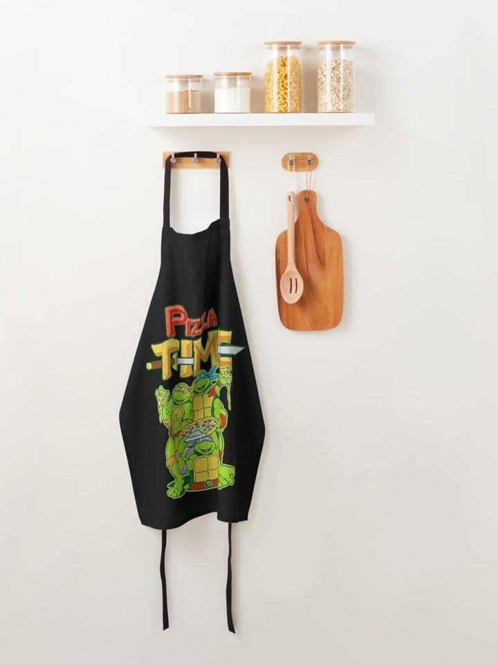 Pizza Time TMNT Teenage Mutant Ninja Turtles Apron