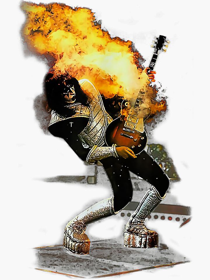 Aces Frehley Live Tee  Sticker