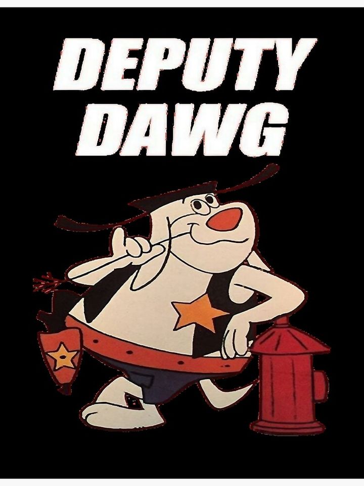 Deputy dawg cartoon Premium Matte Vertical Poster
