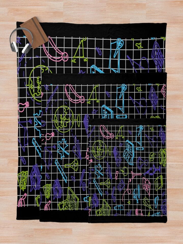 Back to School Days Throw Blanket