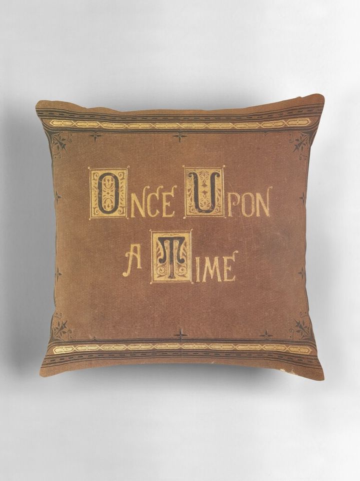 Once Upon A Time - Fitted Book Cover Pillow