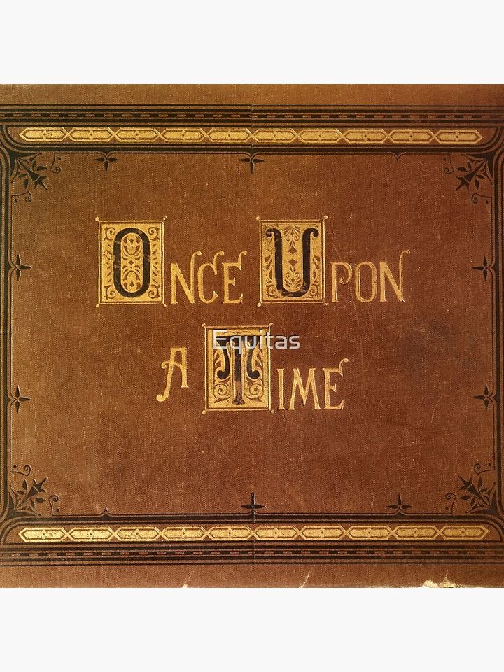 Once Upon A Time - Fitted Book Cover Pillow