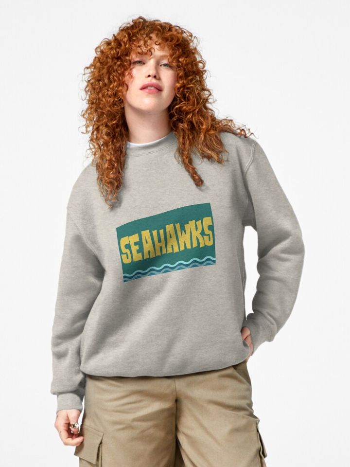Retro UNCW Seahawks Pullover Sweatshirt