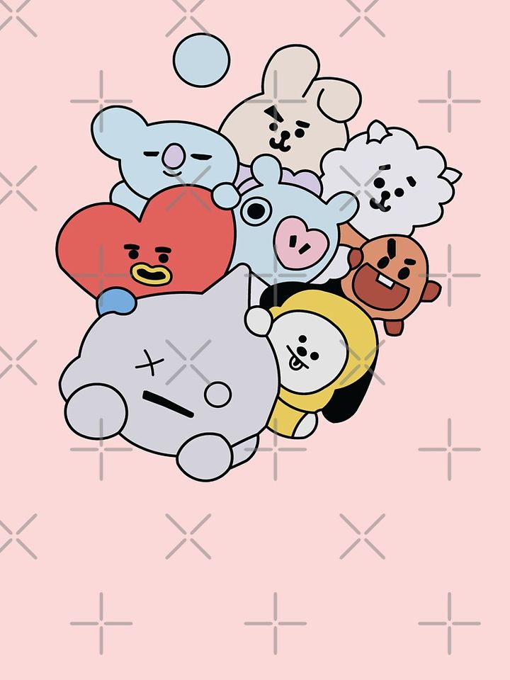 BT 21 friend family Baby One-Piece