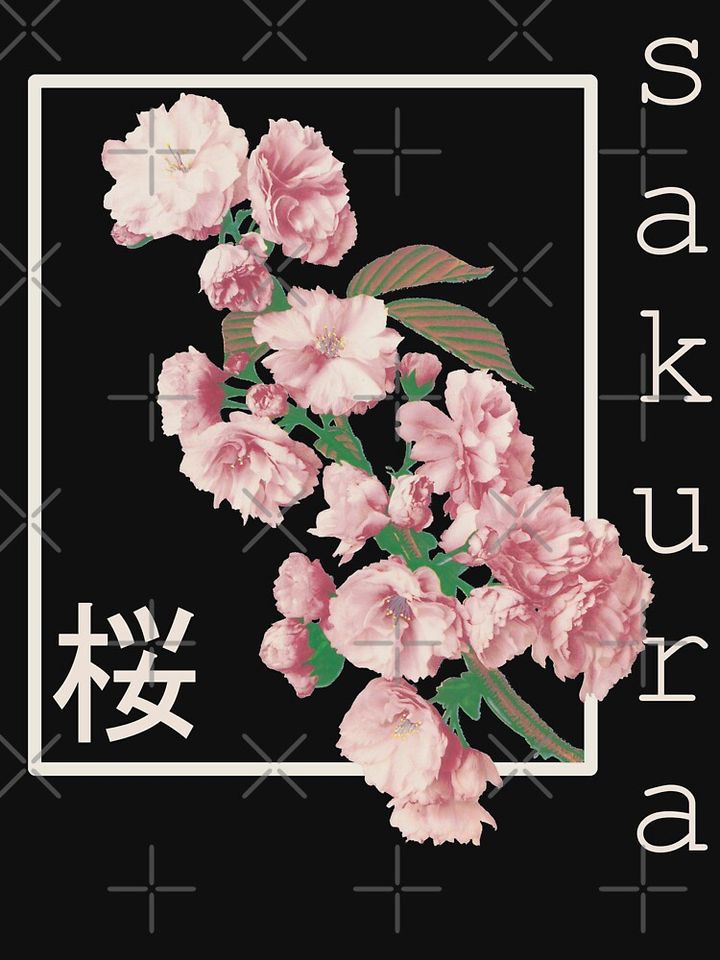 Cherry Blossom Graphic Vintage Japanese Hoodie