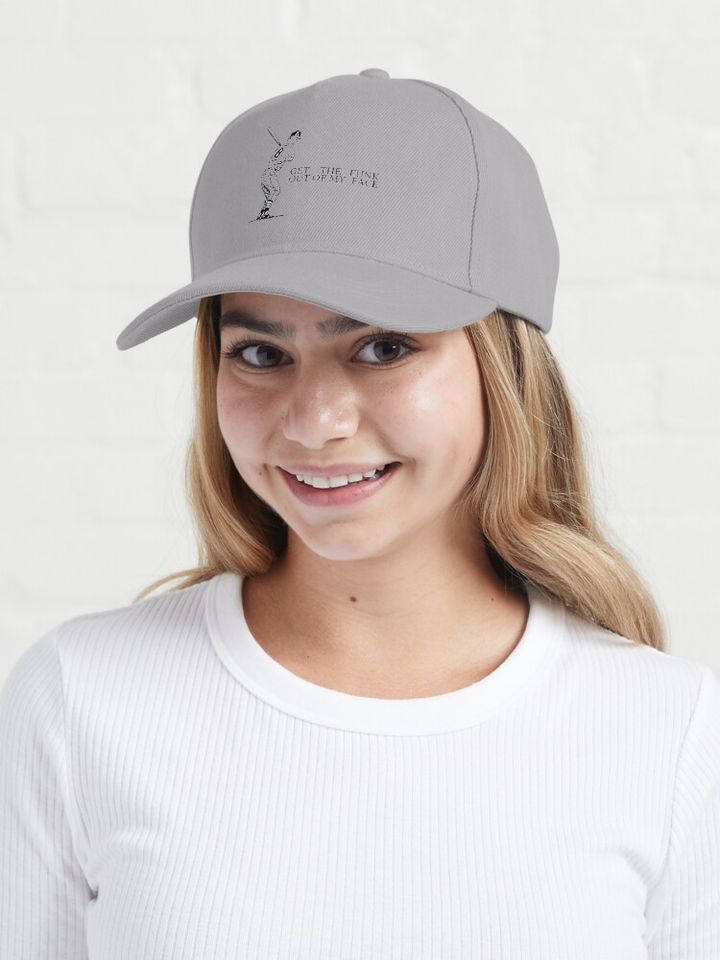 Get the funk of my face Baseball softball players Cap