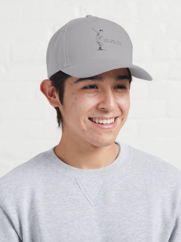 Get the funk of my face Baseball softball players Cap