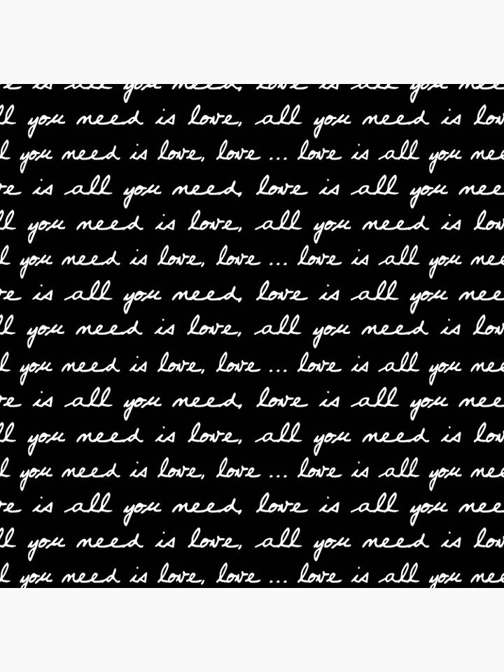 The Beatles - All you need is love Pillow