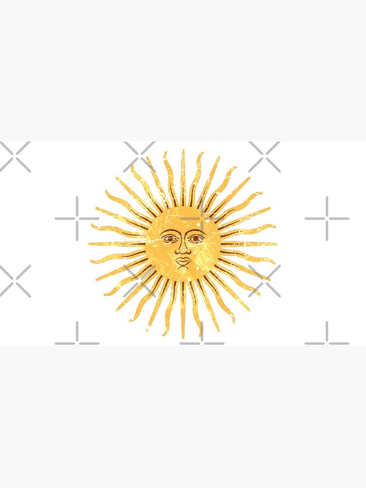 Argentina Flag Symbol Sun Baseball Cap