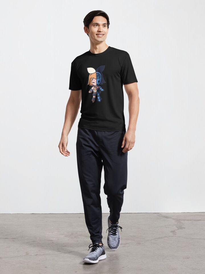 Kagamine Rin Kokoro Chibi Active T-Shirt