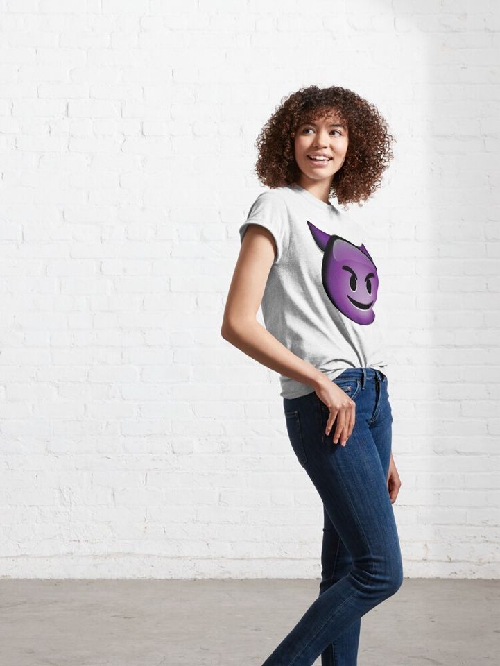 Devil Emoji Unisex Classic T-Shirt