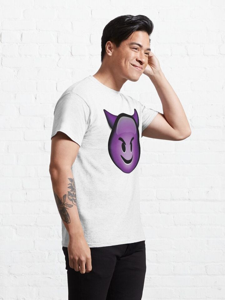 Devil Emoji Unisex Classic T-Shirt