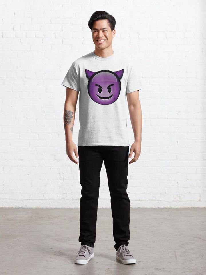 Devil Emoji Unisex Classic T-Shirt