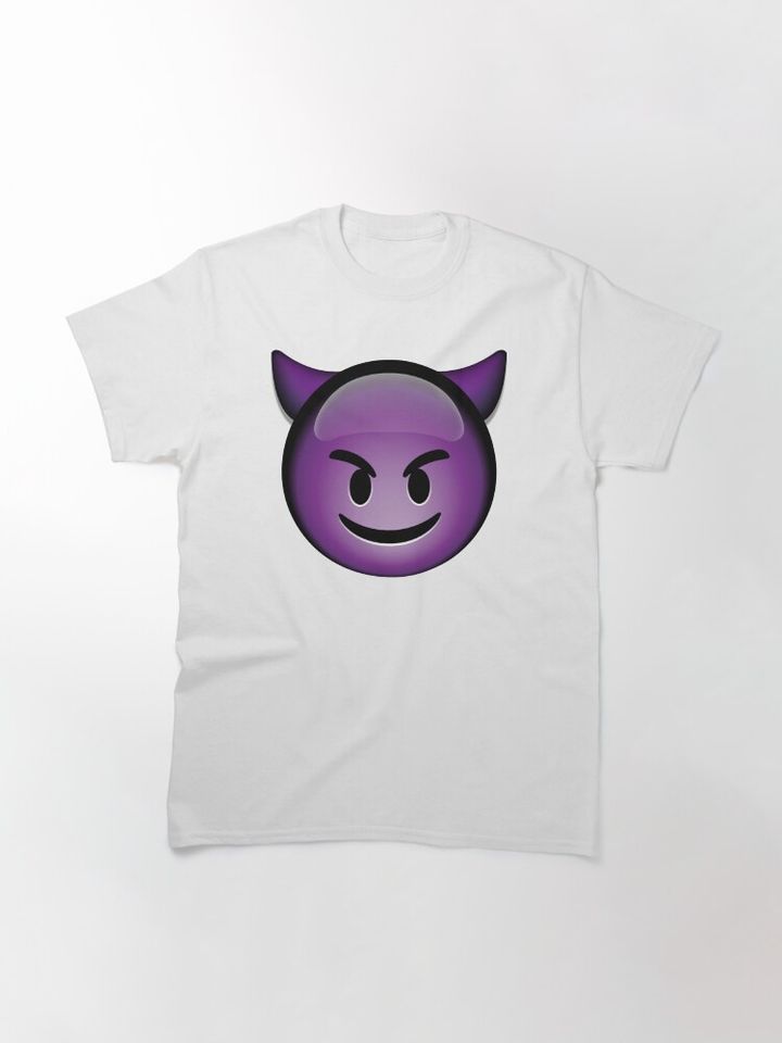 Devil Emoji Unisex Classic T-Shirt