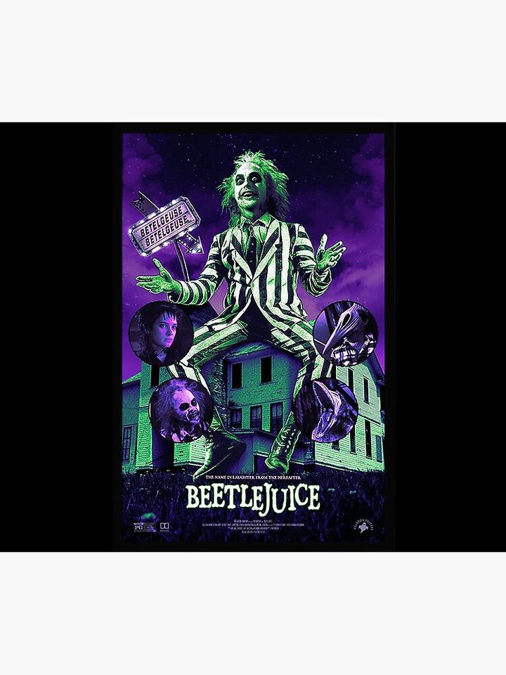 Beetlejuice Movie Shower Curtain
