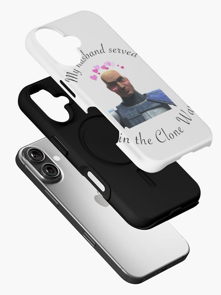 Captain Rex Husband Black Font iPhone Case