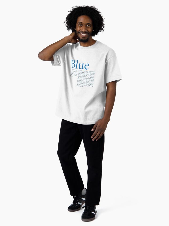Blue Meaning Oversized T-Shirt