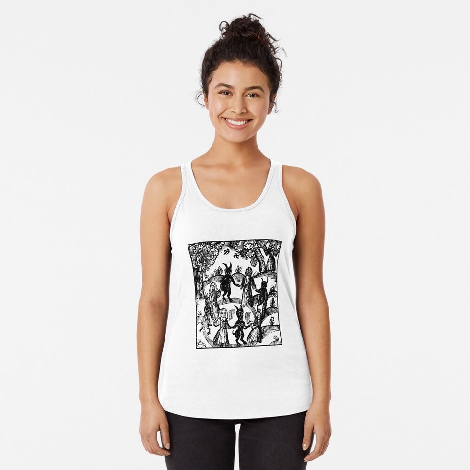 Dance with the Devil  Racerback Tank Top
