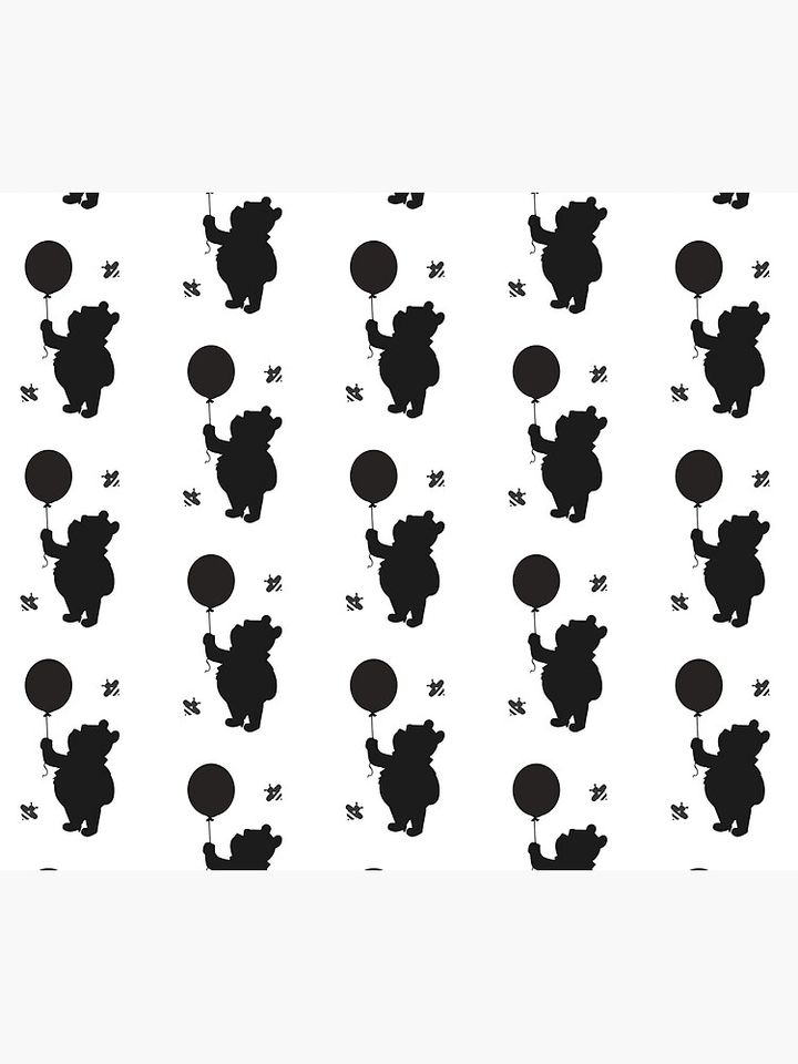 Bear and Bees Throw Blanket