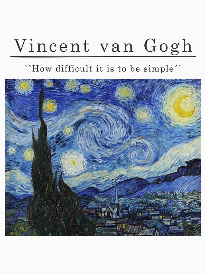 Vincent van Gogh - art and words Tank Top