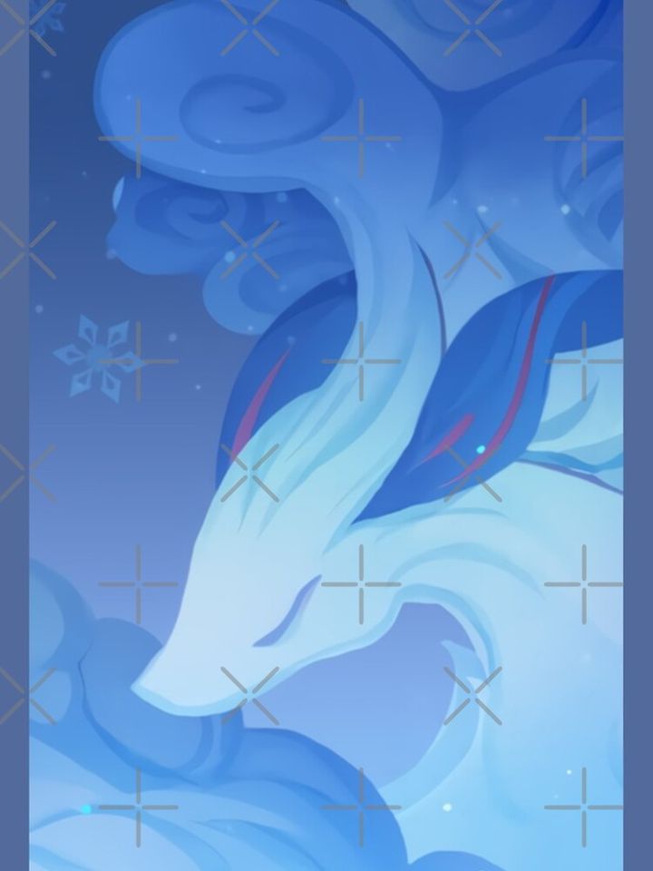 Genshin Impact Ganyu official friendship namecard iPhone Case