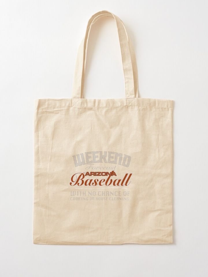 Weekend Baseball Tote Bag